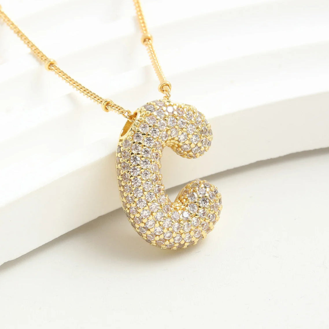 Leoria™ Initial Shine Necklace – Personalize Your Elegance