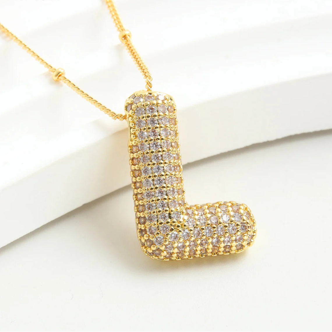 Leoria™ Initial Shine Necklace – Personalize Your Elegance