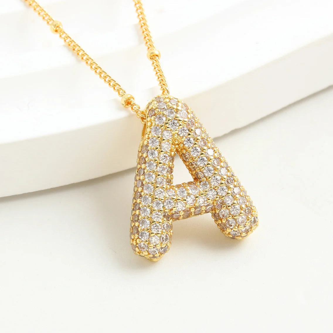 Leoria™ Initial Shine Necklace – Personalize Your Elegance