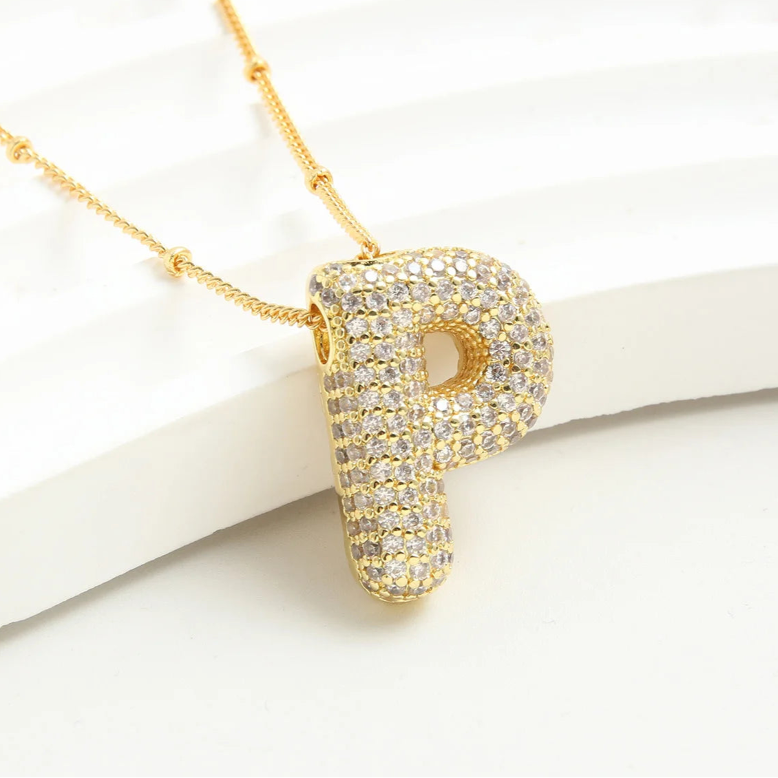 Leoria™ Initial Shine Necklace – Personalize Your Elegance