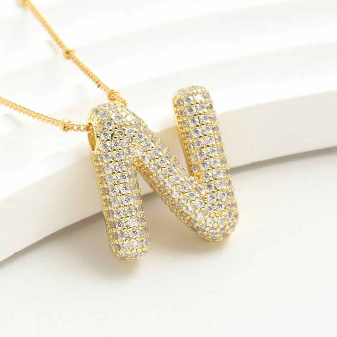 Leoria™ Initial Shine Necklace – Personalize Your Elegance