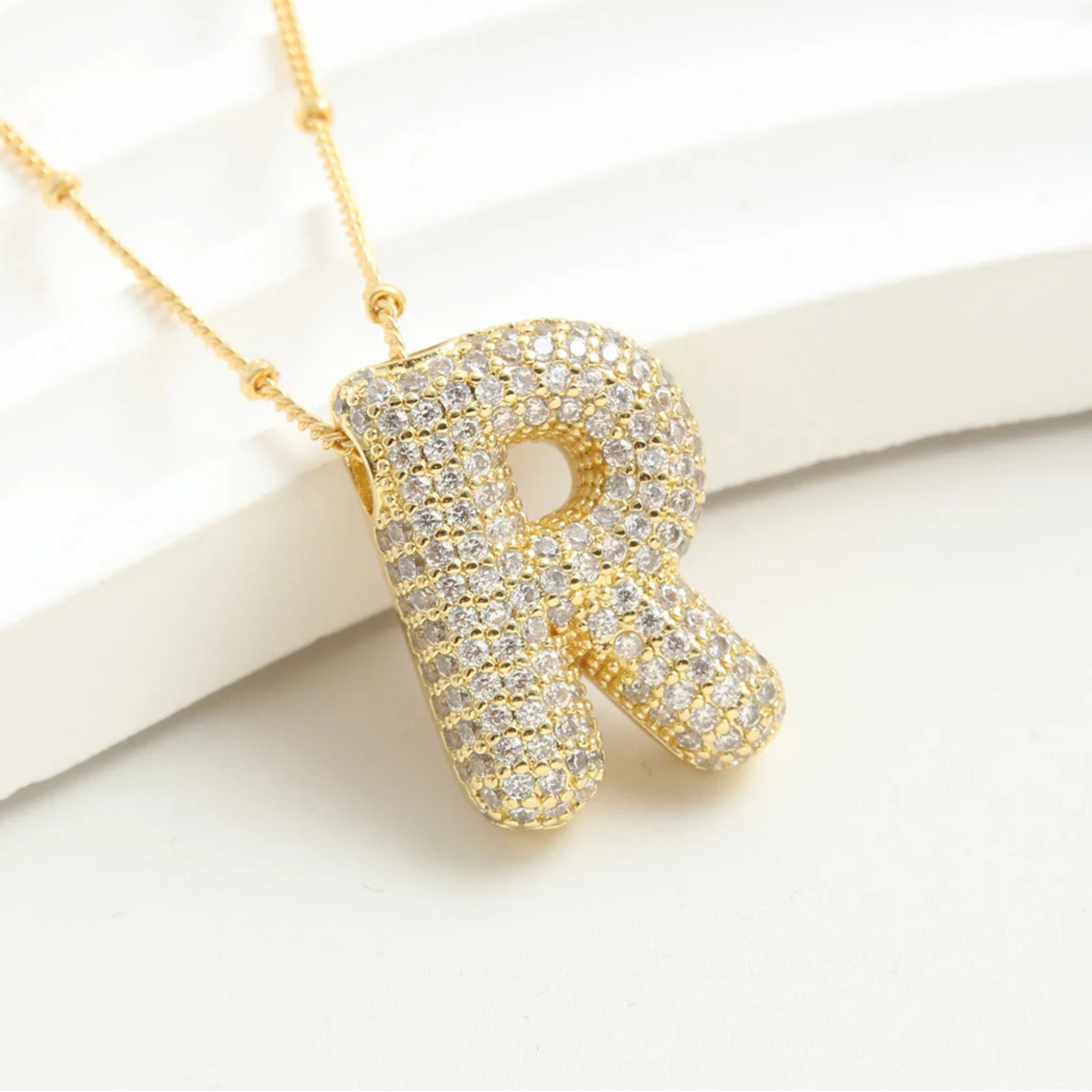 Leoria™ Initial Shine Necklace – Personalize Your Elegance