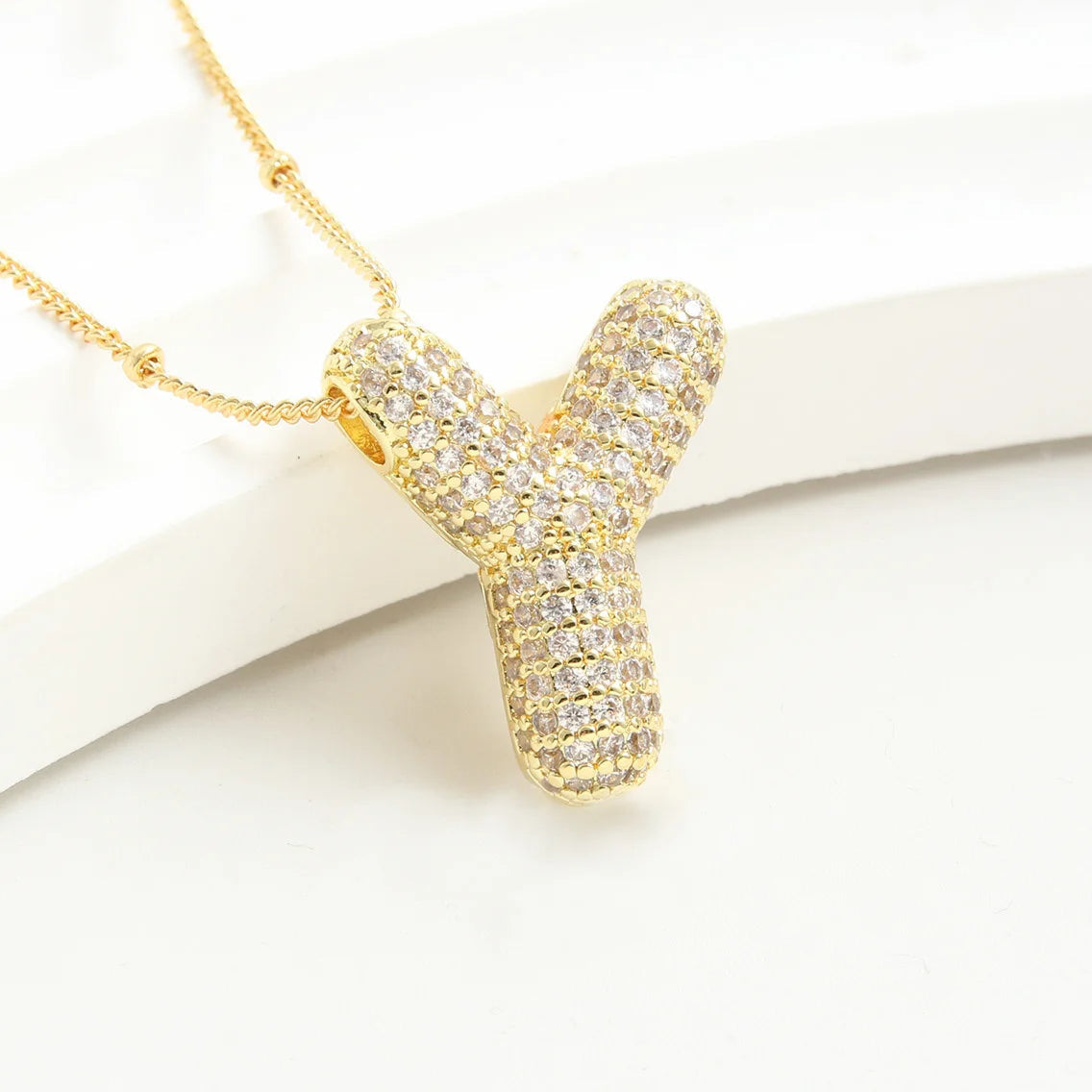 Leoria™ Initial Shine Necklace – Personalize Your Elegance