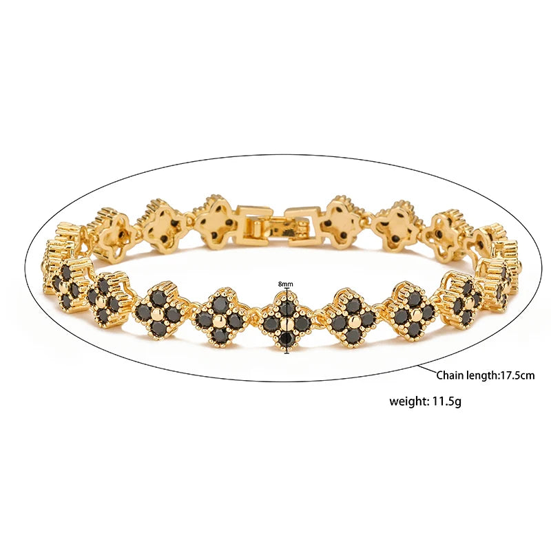 Leoria™ Color Bloom Bracelet Set – Vibrant Elegance