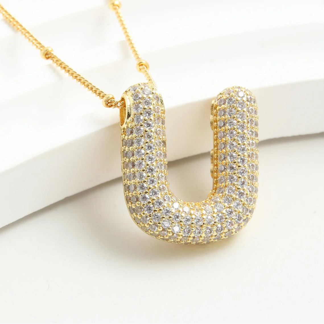 Leoria™ Initial Shine Necklace – Personalize Your Elegance