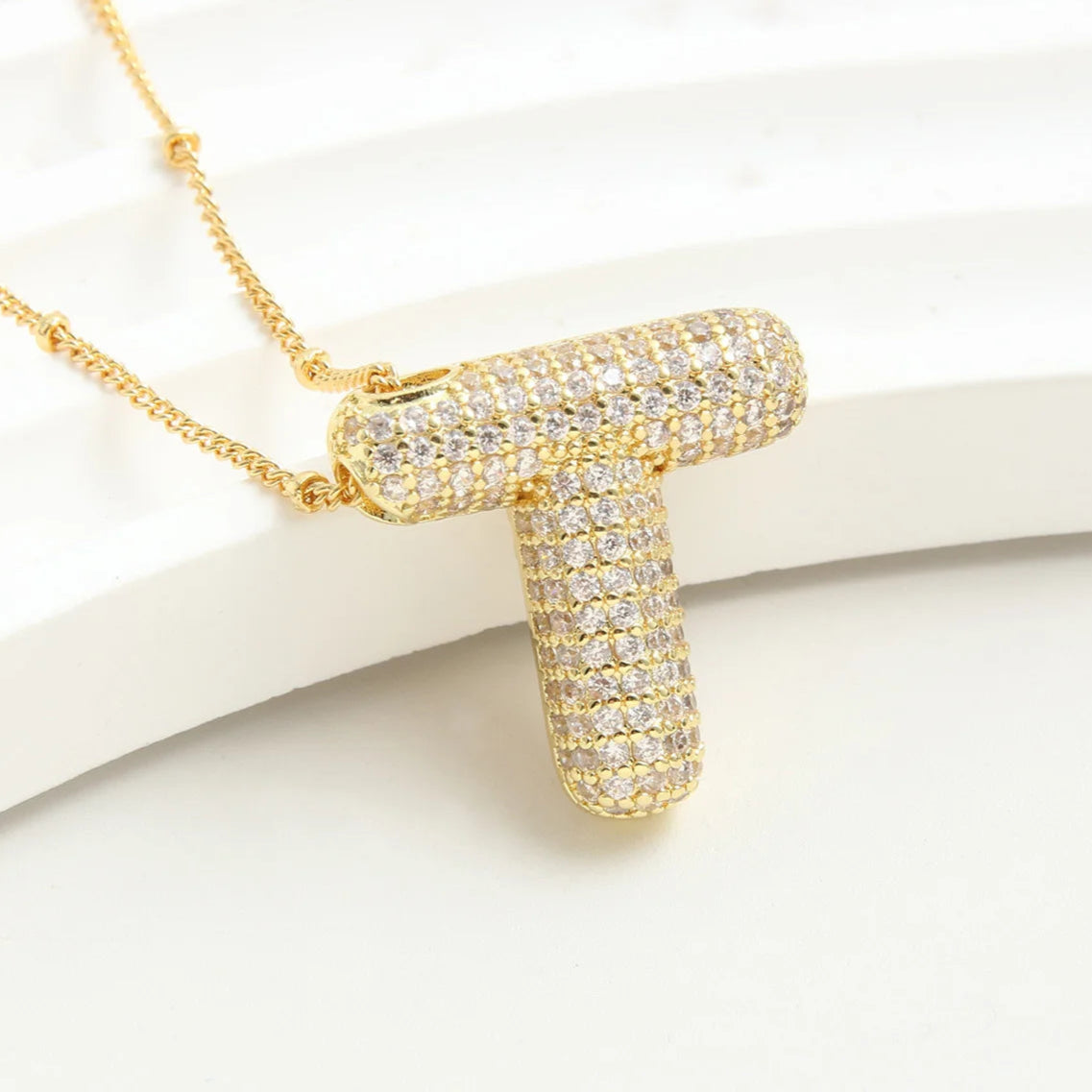 Leoria™ Initial Shine Necklace – Personalize Your Elegance